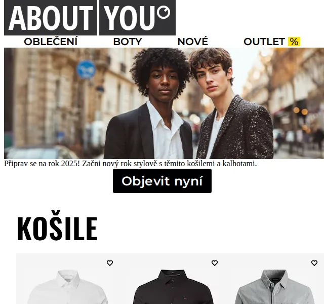 ABOUT YOU: Silvestrovské outfity – červen 2026 | Nuslet.cz