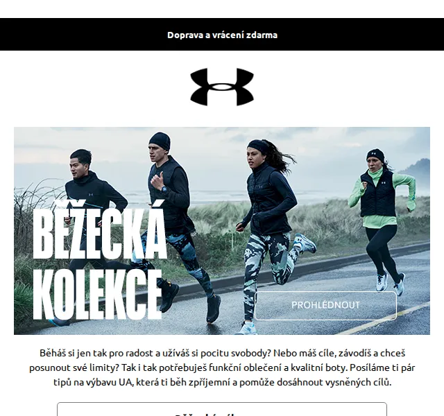 Under Armour: Běžecká výbava se slevou až 50 % – červen 2026 | Nuslet.cz