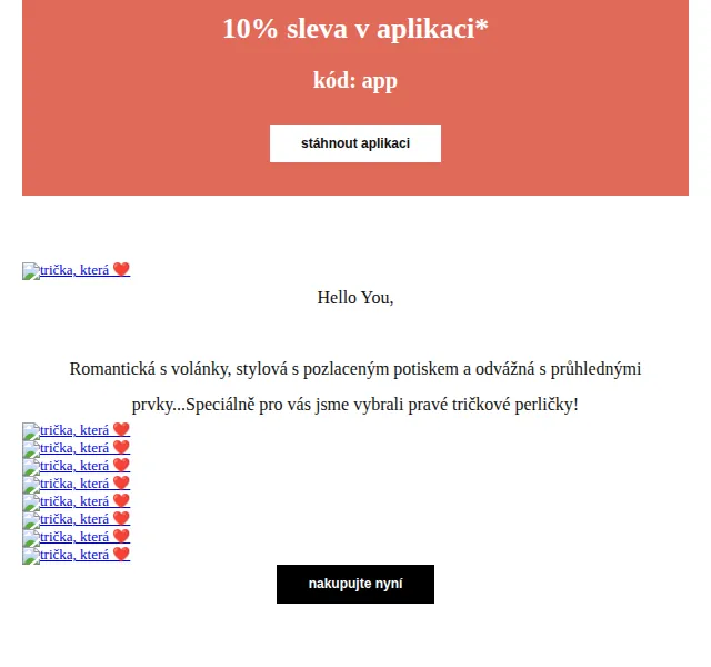 orsay slevy: 10% sleva v aplikaci na trička – červen 2026 | Nuslet.cz