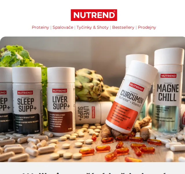 Nutrend: wellbeing rutina se spánkem a regenerací