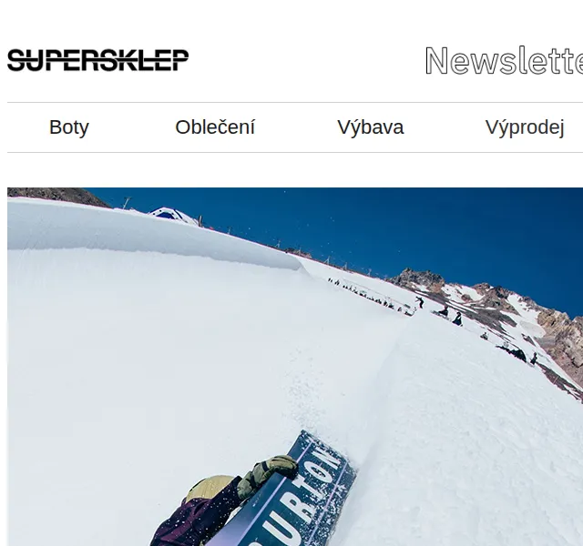 SUPERSKLEP Tým: Nové kolekce snowboard Burton a Volcom – červen 2026 | Nuslet.cz
