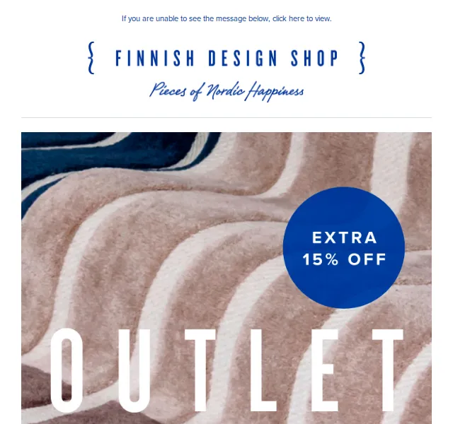 Finnish Design Shop: Extra 15 % sleva na outlet – červen 2026 | Nuslet.cz