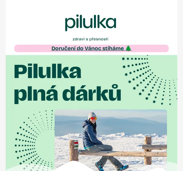 Pilulka.cz: Dárky pro zdraví a krásu do 1000 Kč – prosinec 2025 | Nuslet.cz