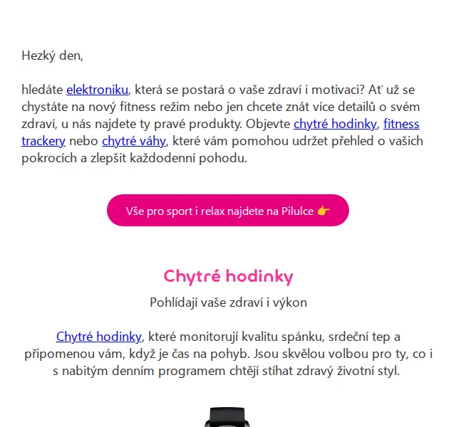Pilulka.cz: Sportovní elektronika se slevami až 30 % – červenec 2026 | Nuslet.cz