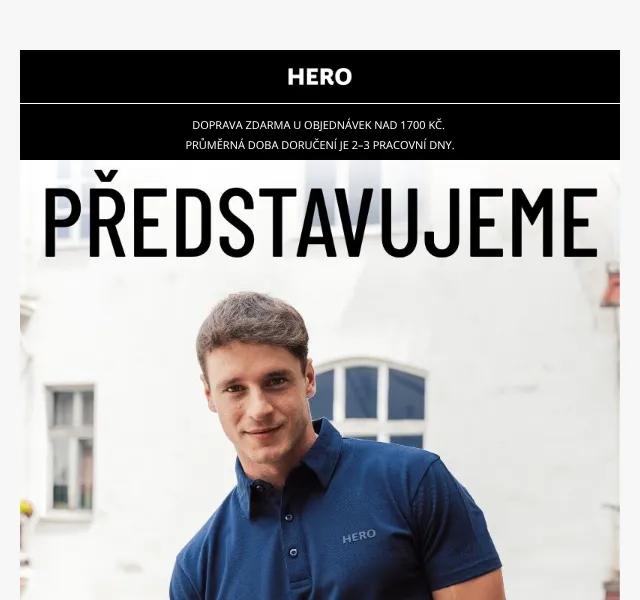 HERO: Polo trička se slevou 15 % – srpen 2026 | Nuslet.cz