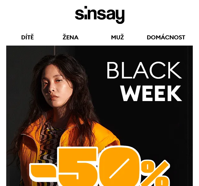 Sinsay: -50 % na druhý produkt – červen 2026 | Nuslet.cz