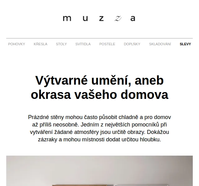 MUZZA: Obrazy na zeď – akce na bytové dekorace – červen 2026 | Nuslet.cz