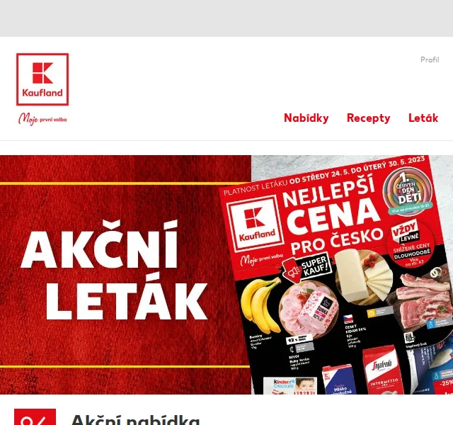 Kaufland: Dětské slevy Kinder, Olmíci – červen 2026 | Nuslet.cz