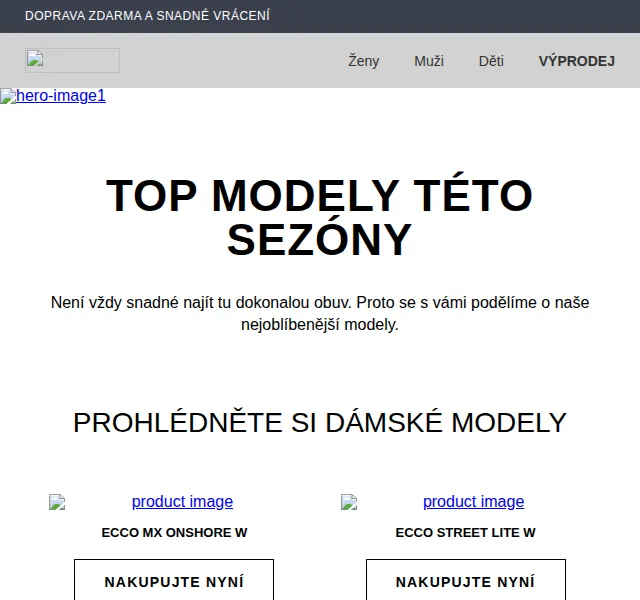 ECCO: top modely pro děti i dospělé – červen 2026 | Nuslet.cz