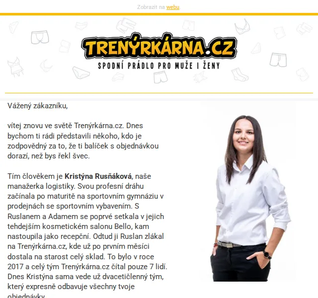 Lukáš z Trenýrkárna.cz: Představení týmu – červenec 2026 | Nuslet.cz