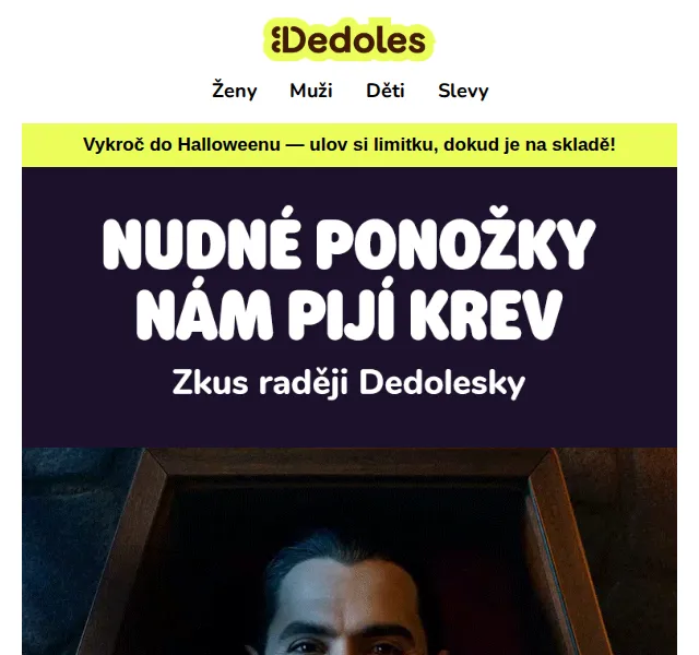 Dedoles: Limitovaná halloweenská edice ponožek – červen 2026 | Nuslet.cz