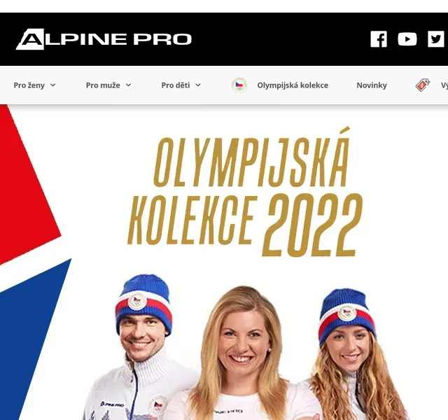 ALPINE PRO: Olympijská kolekce 2022 – červen 2026 | Nuslet.cz