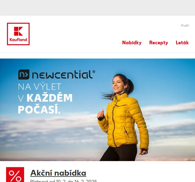 Kaufland: Nepromokavá bunda a funkční triko – červen 2026 | Nuslet.cz