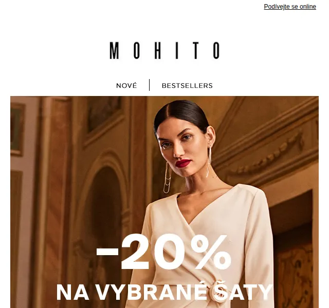 MOHITO: -20 % na vybrané šaty – červen 2026 | Nuslet.cz