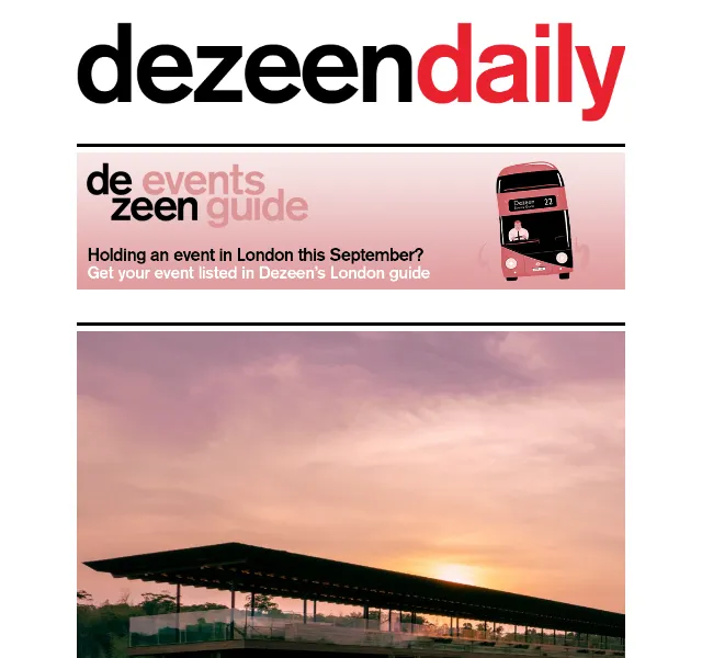 Dezeen Daily: Architektura a design – červen 2026 | Nuslet.cz