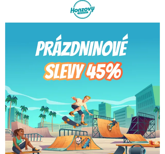 Honzovy Longboardy: Prázdninové slevy 45 % – červen 2026 | Nuslet.cz