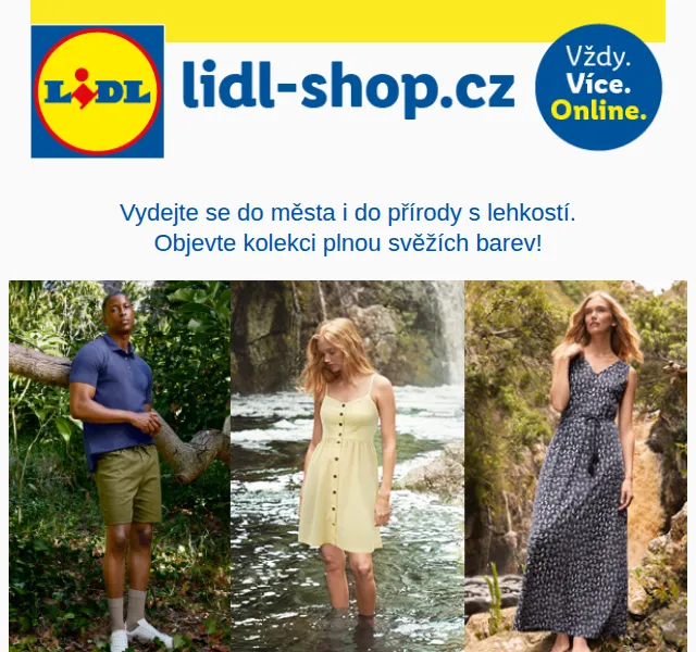 Lidl: Letní móda 2026 – batohy, šaty, šortky od 179 Kč – červen 2026 | Nuslet.cz