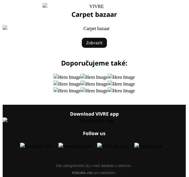 Vivre: Koberce Carpet Bazar s dopravou zdarma – červen 2026 | Nuslet.cz
