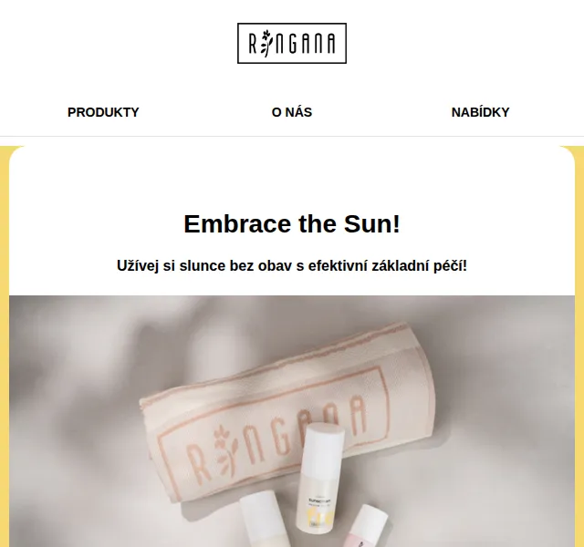 RINGANA: FRESH suncare set – červen 2026 | Nuslet.cz