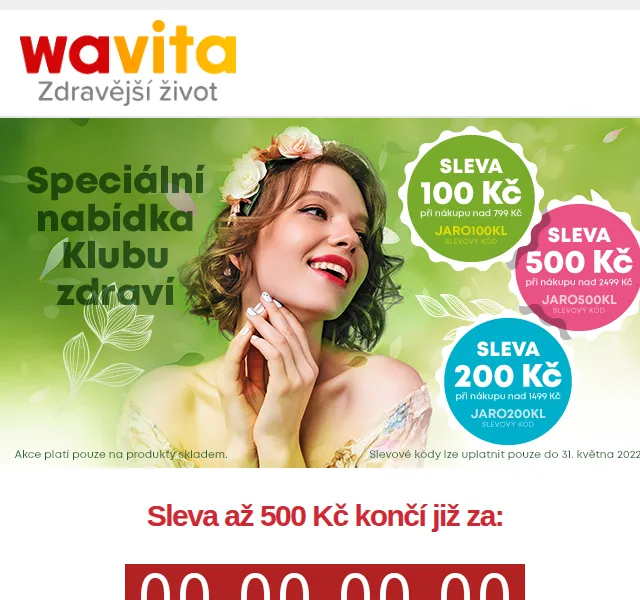 Wavita: Sleva až 500 Kč – červen 2022 | Nuslet.cz
