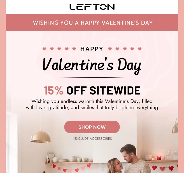 Lefton Sanitary: 15% sleva na valentýnský nákup – únor 2026 | Nuslet.cz