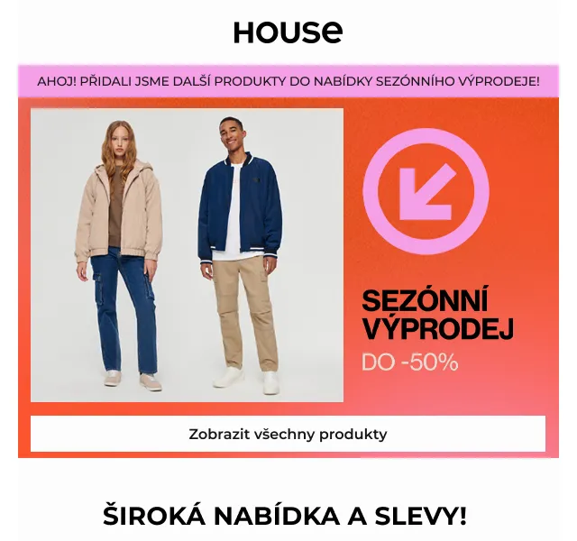 HOUSE: Podzimní must-have mikina a bunda – červenec 2026 | Nuslet.cz