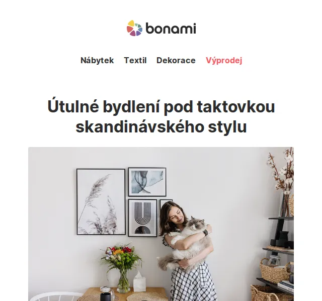Bonami: Skandinávský nábytek a dekorace – červenec 2026 | Nuslet.cz