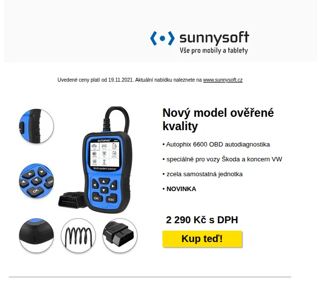 Sunnysoft: Autophix, Tblitz a kávovar – červen 2026 | Nuslet.cz