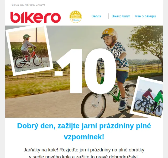 czbikero: Dětská kola s dodatečnou slevou 10 % – červen 2026 | Nuslet.cz
