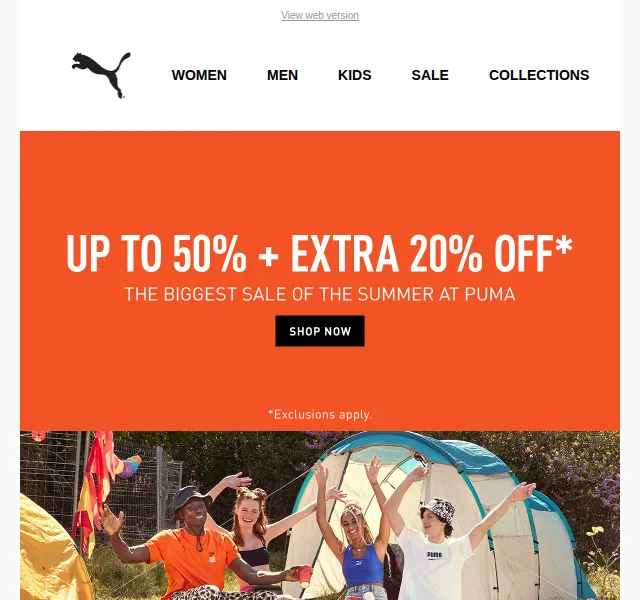 PUMA: Shop slevy do 50 % + 20 % extra – červen 2026 | Nuslet.cz
