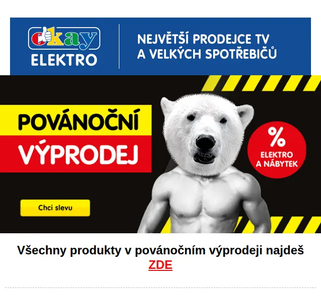 OKAY: Lednice od 3 582 Kč – červen 2026 | Nuslet.cz