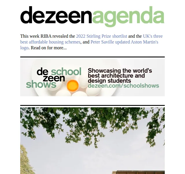 Dezeen Daily: Stirling Prize shortlist – Červen 2026 | Nuslet.cz