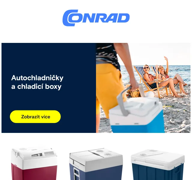Conrad Electronic: slevy na ledničky a powerbanky – červenec 2026 | Nuslet.cz
