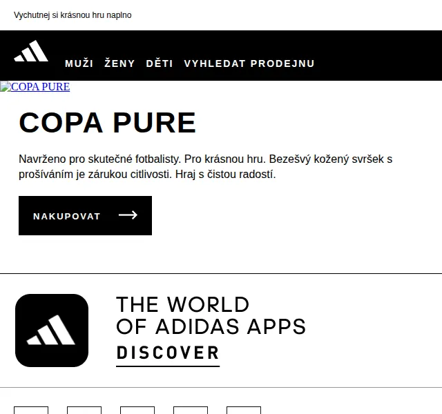 adidas: Nové kopačky Copa Pure 2026 – červen 2026 | Nuslet.cz