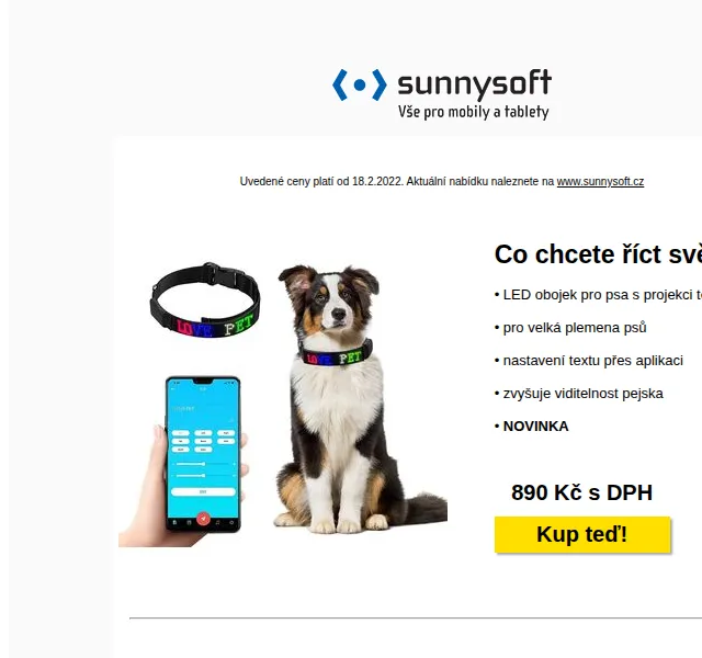 Sunnysoft: Vychytávky pro mazlíčky – červen 2026 | Nuslet.cz