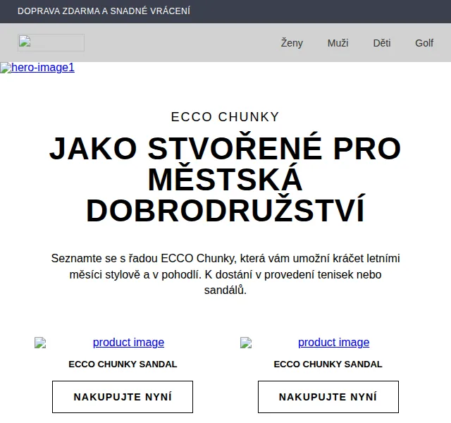 ECCO: Nová kolekce Chunky v sezónních barvách – červen 2026 | Nuslet.cz