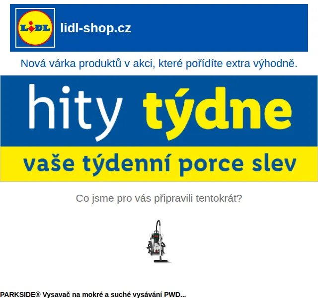 Lidl: hity týdne se slevami až 50 % – červenec 2026 | Nuslet.cz