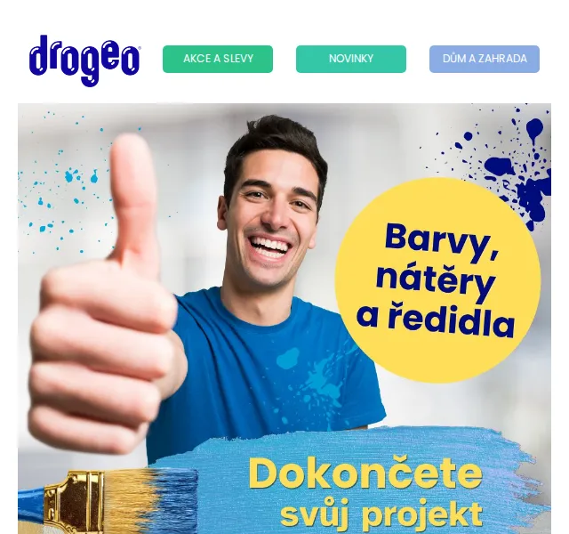 Drogeo: Barvy, nátěry a lazury – Duben 2026 | Nuslet.cz