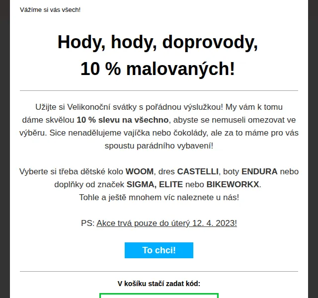 czbikero: 10 % sleva na cyklistické vybavení – červen 2026 | Nuslet.cz