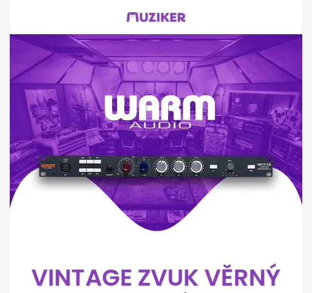 Muziker: Warm Audio sleva 15% – červen 2026 | Nuslet.cz