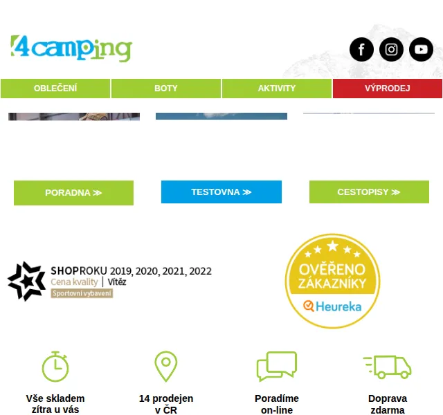 4camping: 2600 modelů bot na turistiku, běh i město – červen 2026 | Nuslet.cz