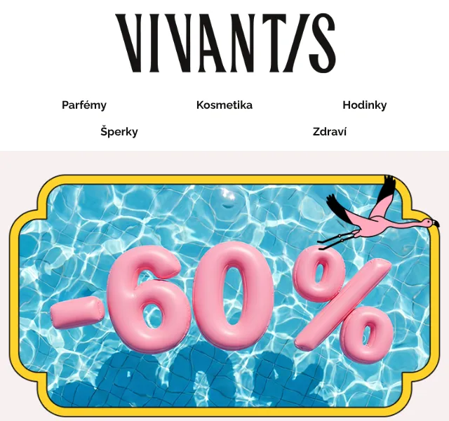 Vivantis.cz: Sezónní výprodej -60 % – červen 2026