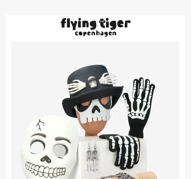 Flying Tiger Copenhagen: Halloween kostýmy a dekorace – červenec 2026 | Nuslet.cz
