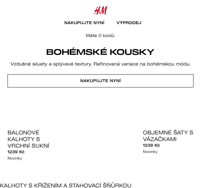 H&M Fashion: Bohémské kousky – duben 2026 | Nuslet.cz