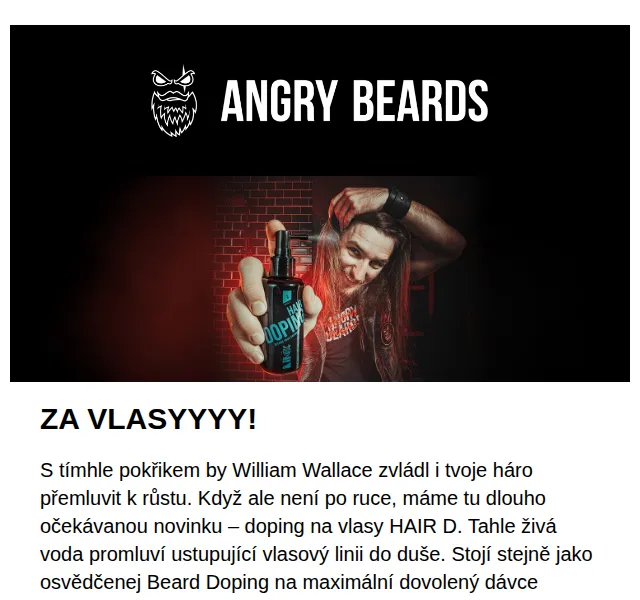 Angrybeards: Vánoční novinky 2024 – slevy až 50 % na péči o vousy | prosinec 2026 | Nuslet.cz
