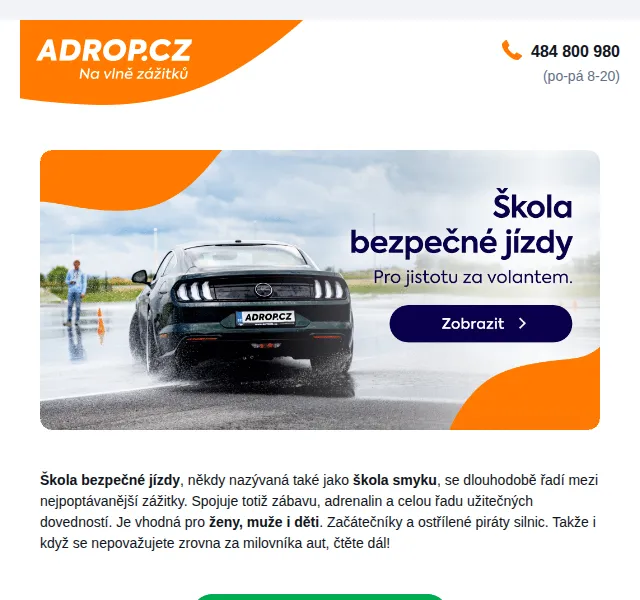 Adrop: Škola smyku od 1 499 Kč – červen 2026 | Nuslet.cz