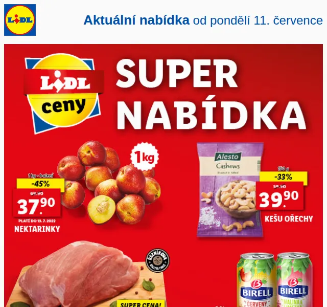 Lidl: Speciality ze Slovenska – červenec 2026 | Nuslet.cz