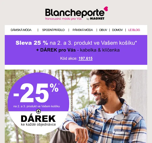 Blancheporte: Nová podzimní kolekce sleva 25 % – červenec 2026 | Nuslet.cz