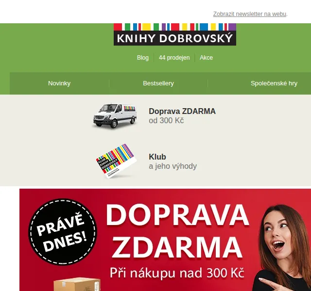 KnihyDobrovsky.cz: Doprava zdarma od 300 Kč + knižní výprodej – červen 2026 | Nuslet.cz
