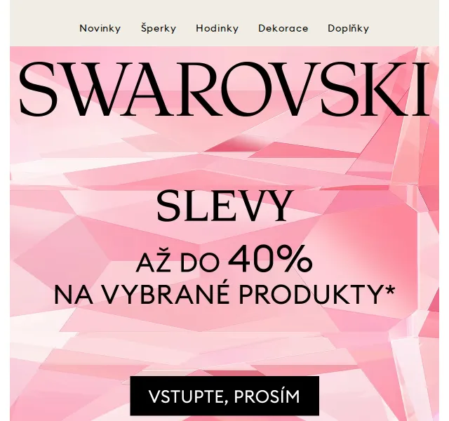 Swarovski: okouzlující slevy na šperky a hodinky – červenec 2022 | Nuslet.cz